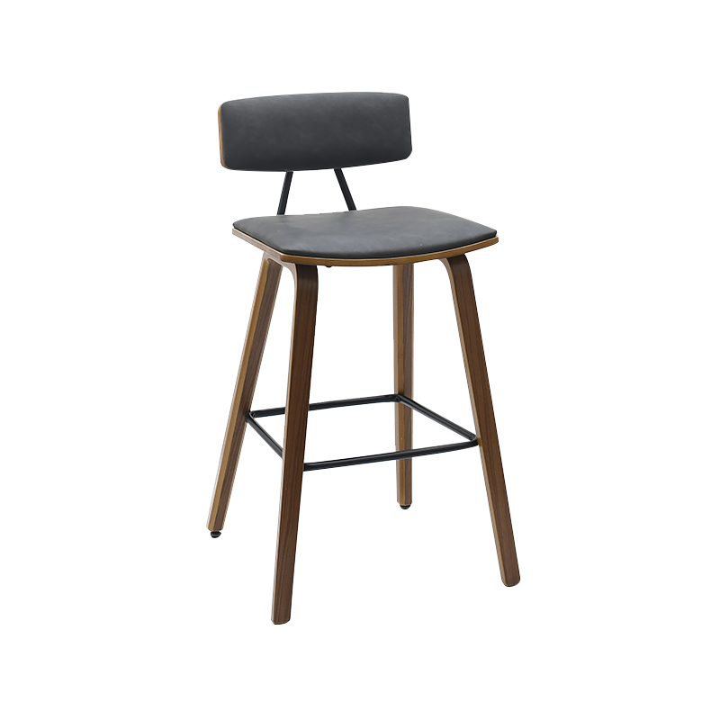 PU BENTWOOD BAR STOL
